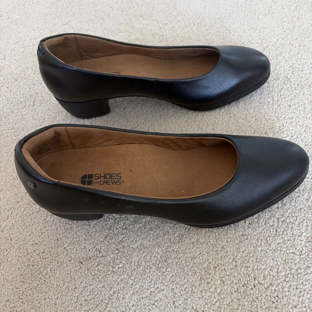 Flight Attendants Comfort Shoe Womens 11 Black shock-absorbing Heel